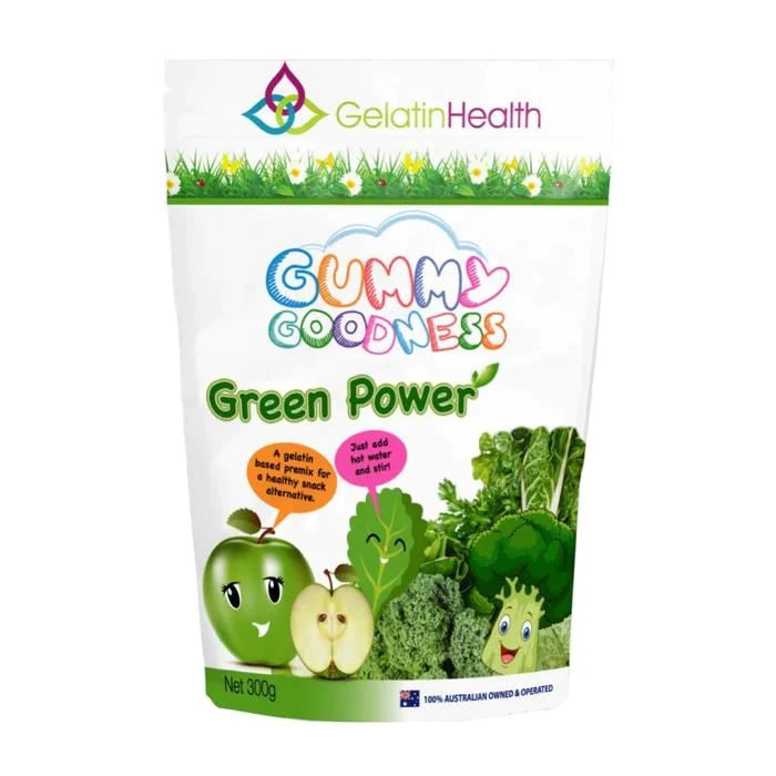 Gelatin Health Gummies Green Goodness