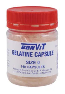 Bonvit Empty Gelatine Capsules 'O' size