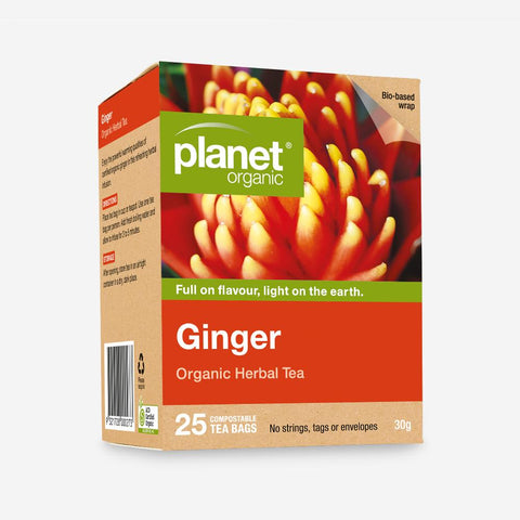 Planet Organic Tea Bags Ginger