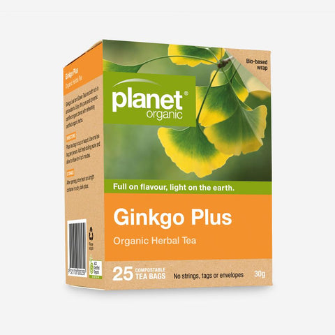 Planet Organic Tea Bags Ginkgo