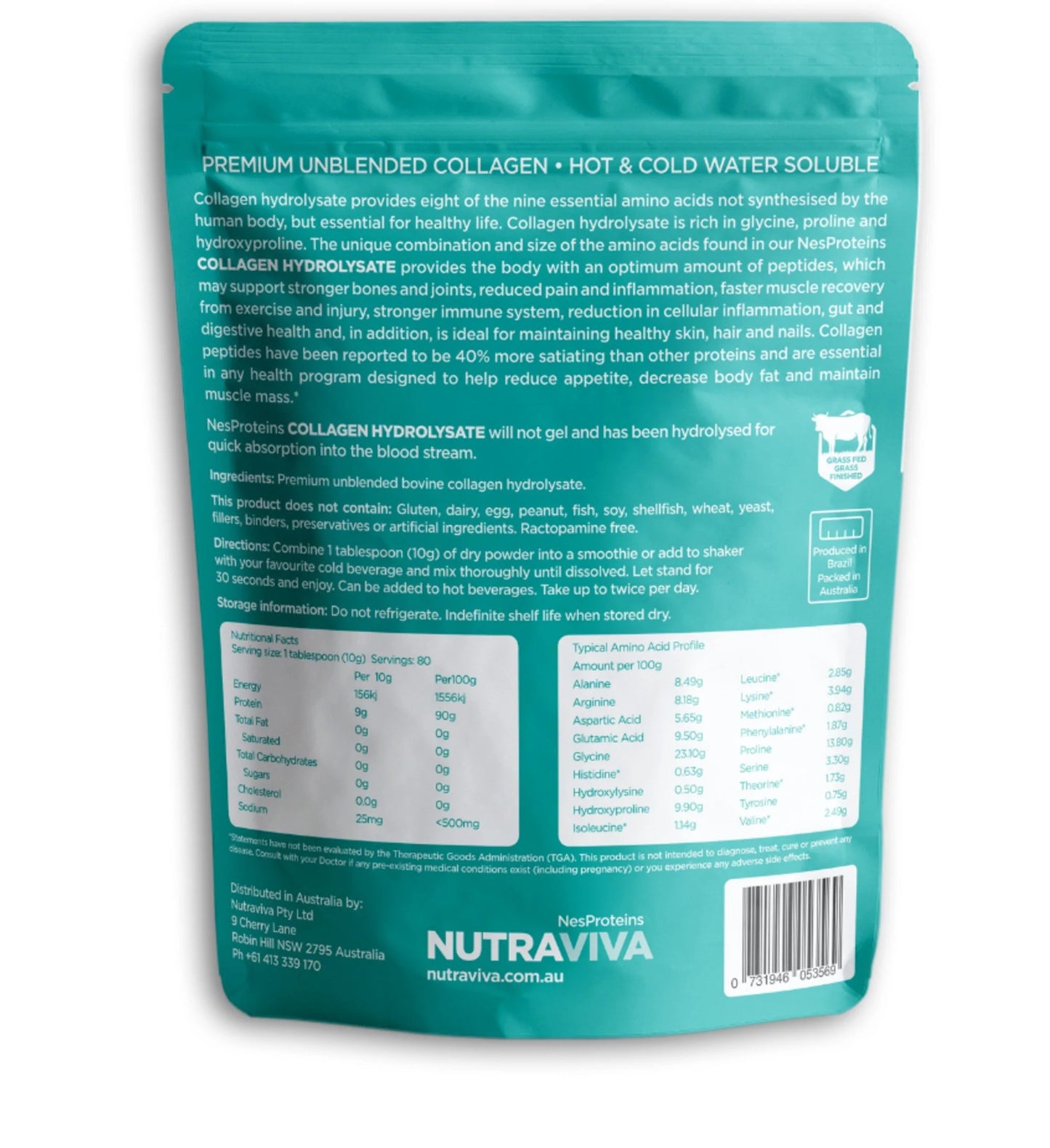 NutraViva NesProteins Halal Collagen Hydrolysate
