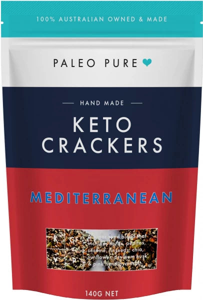 Paleo Pure Mediterranean Keto Crackers