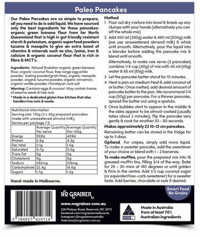 No Grainer Paleo Pancakes