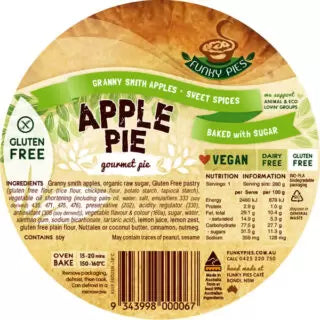 Funky Pie Apple Pie (Gluten Free)