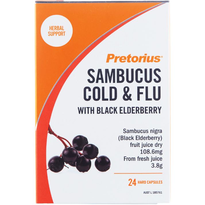 Pretorius Professional Sambucus Cold & Flu with Black Elderberry
