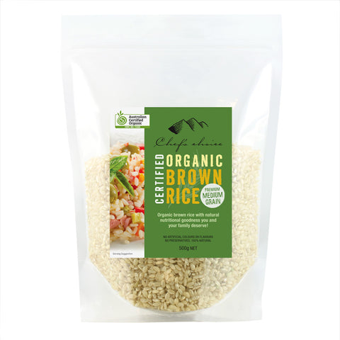 Chefs Choice Organic Brown Rice Medium Grain