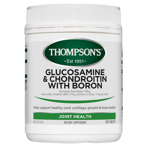 Thompson's Glucosamine & Chondroitin 200 Tablets