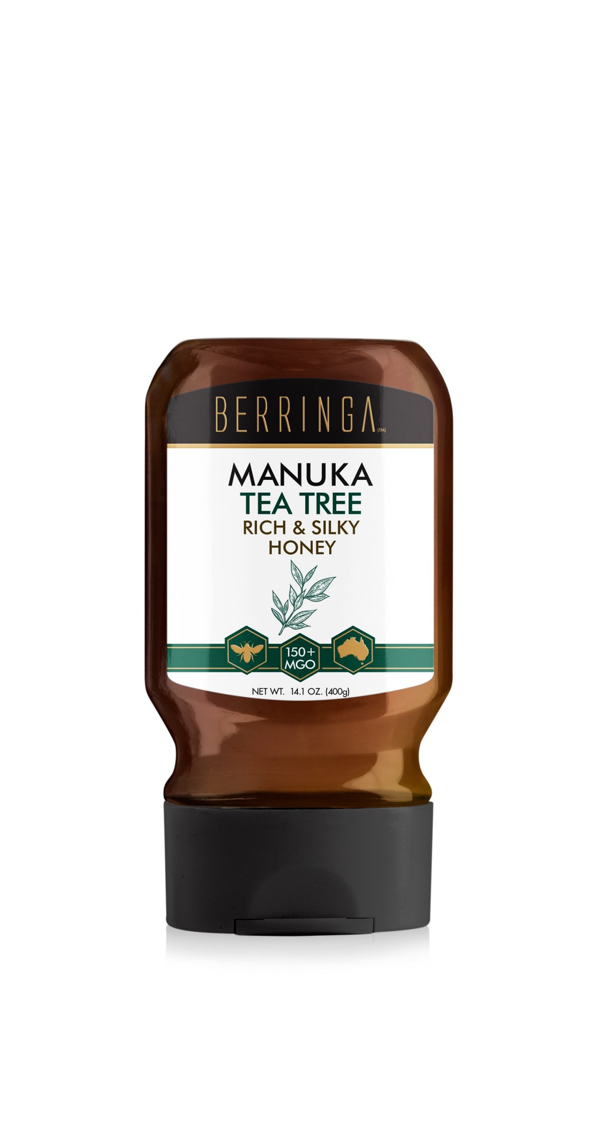 Berringa Manuka 150 MGO+ and Tea Tree Raw Honey
