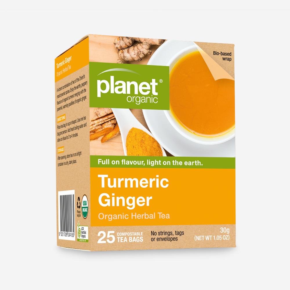 Planet Organic Turmeric and Ginger Tea