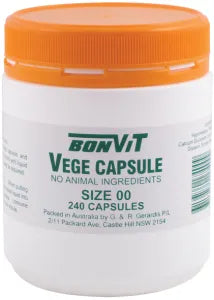 Bonvit Empty Vege Caps Size 00