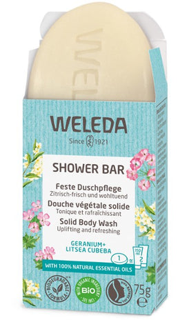 Weleda Shower Bar Geranium & Litsea Cubeba
